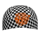 checkered Biker Style Head Wrap Otto Cap