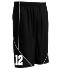 12 Youth Customized Mesh Reversible Spliced Short