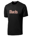 WITHAM-WITHAM Diamondbacks MLB Adult League Team Jerseys - Official Nike MLB Wordmark Poly Tees - N223