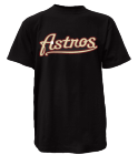 CP Astros MLB Adult League Team Jerseys - Official Nike MLB Wordmark Poly Tees - N223
