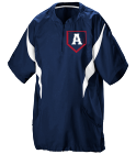 A-3-ASHLAND DISCONTINUED Youth Baseball Pullover Jacket - 8261