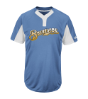 BREWERS Custom Brewers Two-Button Jersey - Brewers-MAI383