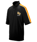 HD-BASEBALL Youth Short Sleeve Half-Zip Pullover