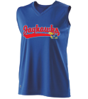 PIRTLE Kansas Jay Hawks Ladies Sleeveless Softball Jersey