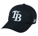 ZANE Tampa Bay Rays - Official MLB Hat for Little Kids Softball Leagues OCMLB300