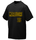 MARAUDERS-25-25 Wicking Baseball Jersey 2 Button