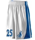 23434 DISCONTINUED Dazzle Mesh Basketball Shorts - Augusta Style 717