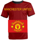 MANCHESTER-UNITED DISCONTINUED Youth Reversible Crew Neck Soccer Jersey - 1614