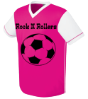ROCK-N-ROLLERS DISCONTINUED Youth Arsenal Soccer Jersey