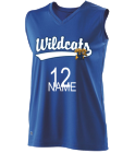 WILDCATS Kentucky Wildcats Ladies Sleeveless Softball Jersey
