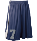 7 DISCONTINUED Youth Triple Double Reversible Basketball Shorts - 4407