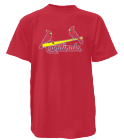 Max Cardinals MLB Adult League Team Jerseys - Official Nike MLB Wordmark Poly Tees - N223