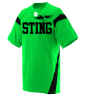 STING-14 DISCONTINUED Youth Two Color Block Crew Neck Jersey  - 1611