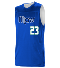23-YATES-23 Dallas Mavericks Youth Reversible Basketball Jerseys - A105LY-MAVS