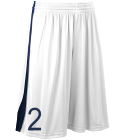 2 DISCONTINUED Youth Triple Double Reversible Basketball Shorts - 4407