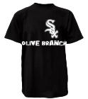 -OLIVE-BRANCH White Sox MLB Little League Team Jerseys - Official Nike Youth MLB Wordmark Poly Tees - NY241