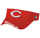 Bruce-visor Cincinnati Reds - Official MLB Visor Softball League