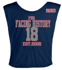 FACING-HISTORY-18-EST2005-2010-FHS-MOESOW-18-THEGOLDENBOY DISCONTINUED Youth Football Scrimmage Vest - Teamwork Athletic - 2361