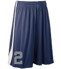 2 DISCONTINUED Youth Triple Double Reversible Basketball Shorts - 4407