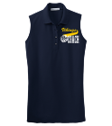 Vikings-Coach Ladies Silk Sleeveless Polo Shirt