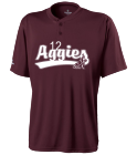 12 Texas A & M Aggies Youth Baseball Jersey