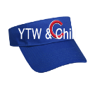 YTW--CHILL Chicago Cubs- Official MLB Visor for Little Kids Softball League OCMLB185