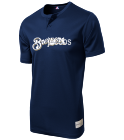 JACOBS Youth Brewers Two-Button Jersey - Brewers-MAIY83