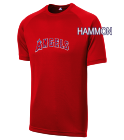 HAMMON-HAMMON Angels MLB Adult League Team Jerseys - Official Nike MLB Wordmark Poly Tees - N223