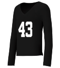 43-HOUSATONIC-43 Girls V-Neck Lightweight Jersey