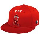 P-O-P Angels Flatbill Baseball Hat OCMLB400