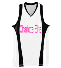 CHARLOTTE-ELITE DISCONTINUED Girls Wicking Mesh Basketball Jersey - 514