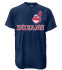 Osburn Custom Indians Two-Button Jersey - Indians-MAI383