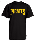WALKER-14-WALKER Pirates MLB Adult League Team Jerseys - Official Nike MLB Wordmark Poly Tees - N223