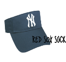 RED-SOX-SUCK New York Yankees - Official MLB Visor Softball League
