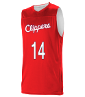 14-HURST-14 Los Angeles Clippers Youth Reversible Basketball Jerseys - A105LY-CLIPPERS