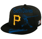 SETH-SETH-SETH-DAVIES Pirates Flatbill Baseball Hat OCMLB400