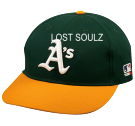LOST-SOULZ Oakland A's Official MLB Hat for Little Kids Leagues OCMLB300
