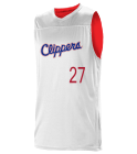 27-27-27-JOHNSON-27 Los Angeles Clippers Youth Reversible Basketball Jerseys - A105LY-CLIPPERS