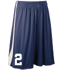 2 DISCONTINUED Youth Triple Double Reversible Basketball Shorts - 4407