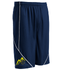 MB Youth Customized Mesh Reversible Spliced Short