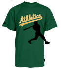 KOSZUK- Athletics MLB Little League Team Jerseys - Official Nike Youth MLB Wordmark Poly Tees - NY223