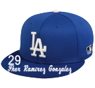 FHER-RAMIREZ-GONZALEZ-29 Dodgers Flatbill Baseball Hat OCMLB400