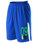 09 Dallas Mavericks Youth Basketball Shorts - A205LY-MAVERICKS