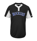 KENDALL-01 Youth Rockies Two-Button Jersey - Rockies-MAIY83