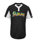COACH-CANDACE Custom Marlins Two-Button Jersey - Marlins-MAI383