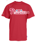 WINKLER-53 Phillies MLB Adult League Team Jerseys - Official Nike MLB Wordmark Poly Tees - N223