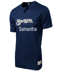 SAMANTHA Youth Brewers Two-Button Jersey - Brewers-MAIY83