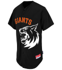 david Giants Full Button Baseball Jersey - Adult MAHD6840