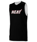 NC-HEAT-FINAL Miami Heat Youth Reversible Basketball Jerseys - A105LY-HEAT