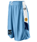 cblue DISCONTINUED Team Basketball Shorts - Augusta - 716